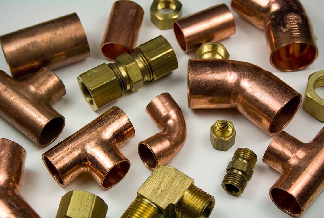 copper plumbing fittings couplers